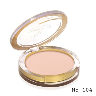 GOLDEN ROSE Pressed Powder 104 natural rose